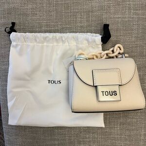 Tous cream micro bag new